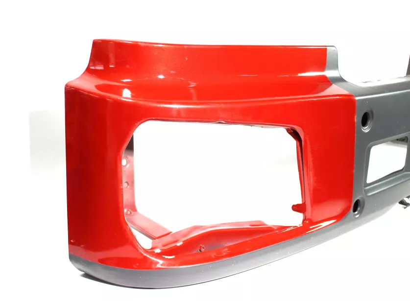 Бампер (Красный, Металл, самосвал) SHAANXI, X3000 для грузовиков *