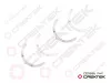 Кольца стопорные коленвала (шир.10мм) CREATEK, WP10, (CK9696) для грузовиков *