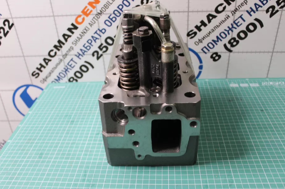 Головка блока цилиндра (в сборе под 6 шпилек, с электромагнитным клапаном) SHAANXI, Евро-5, WP13, (1005544823) для грузовиков *