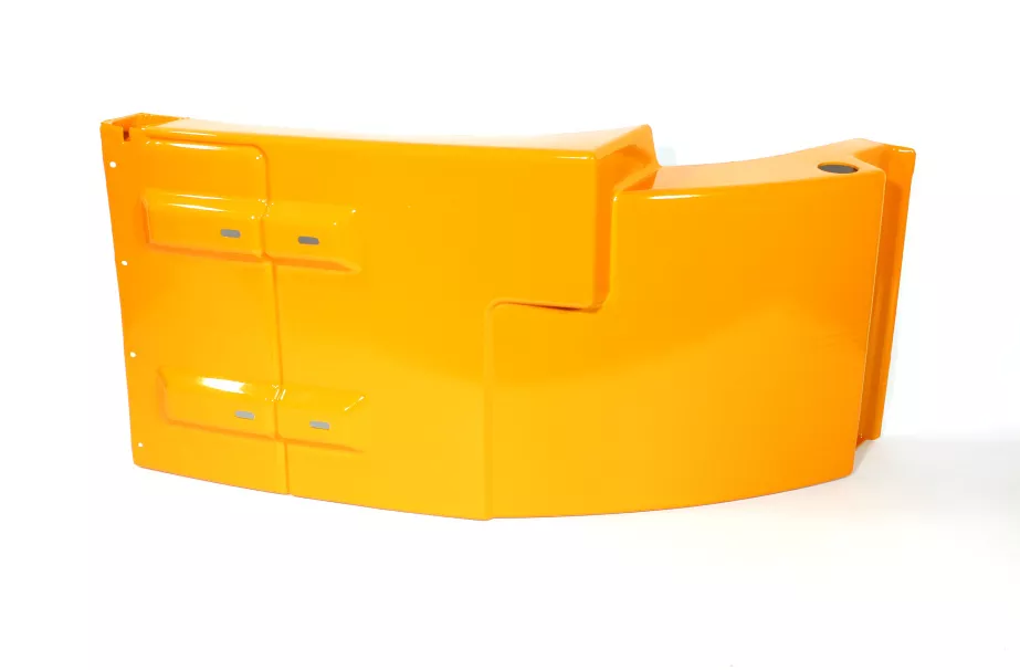 Брызговик (R, Желтый, в сборе) SHAANXI, X3000, F3000 для грузовиков *