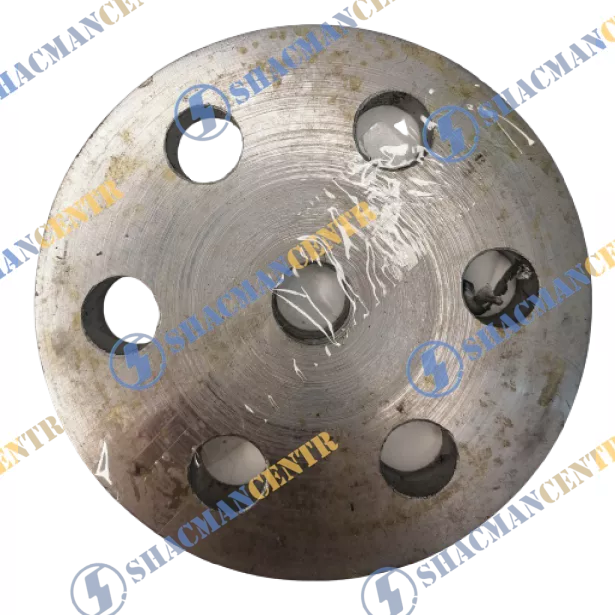Шайба упорная балансира (7 отверстий,круглая,толстая) SHAANXI. для грузовиков *