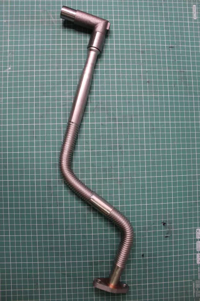 Трубка слива масла  с турбины CREATEK, WP10, (CK5078) для грузовиков *