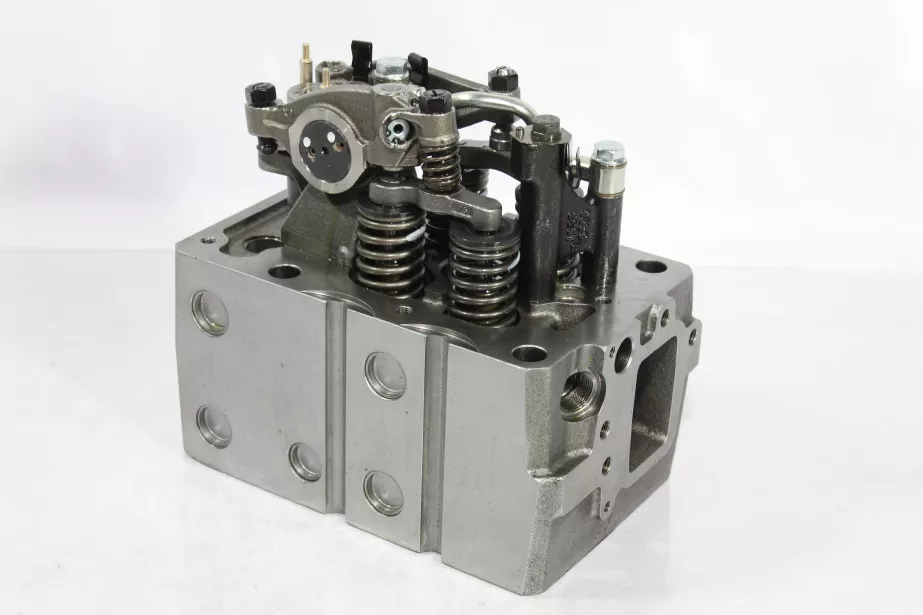 Головка блока цилиндра (в сборе под 6 шпилек, с электромагнитным клапаном) SHAANXI, Евро-5, WP13, (1005544823) для грузовиков *