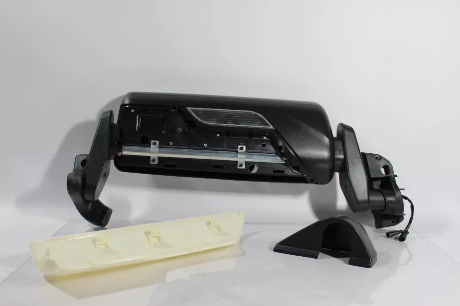 Зеркало заднего вида (L, Без окраса, в сборе, подогрев+эл.регулировка) SHAANXI, X3000 для грузовиков *