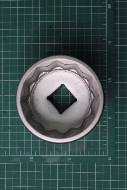 Головка торцевая хвостовика КПП D70, (12-гранная) SHAANXI для грузовиков *