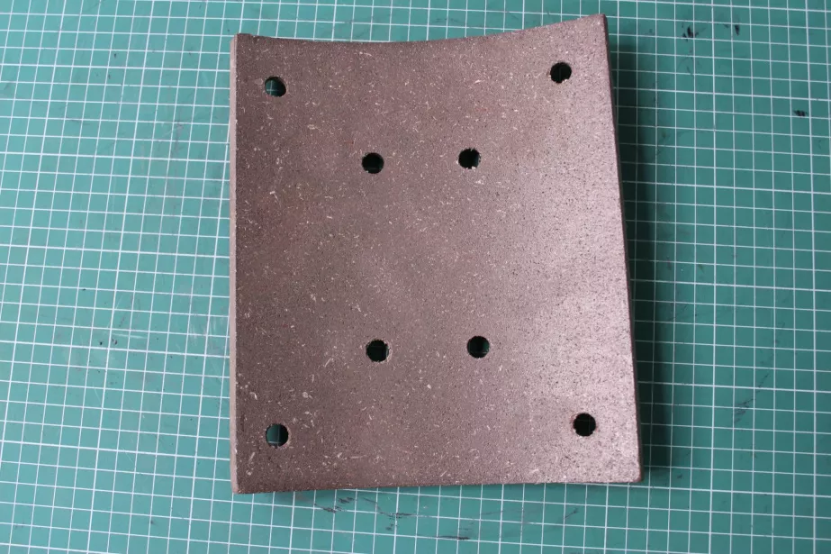 Накладка тормозная (Rear, 8 отверстий) CREATEK, Евро-3, A5, (CK8103) для грузовиков *