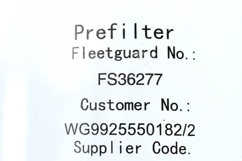 Фильтр топливный грубой очистки (в сборе) SITRAK, T5G, MC11.44-50, (FS36277) для грузовиков *