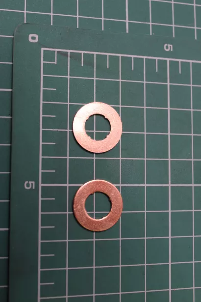 Шайба медная под форсунку (Медь) CREATEK, Евро-2, (CK1240A) для грузовиков *