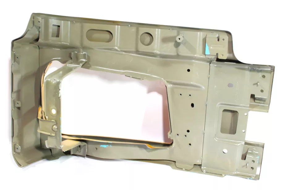 Облицовка фары (L, Желтый, Металл, часть бампера) SHAANXI, X3000 для грузовиков *