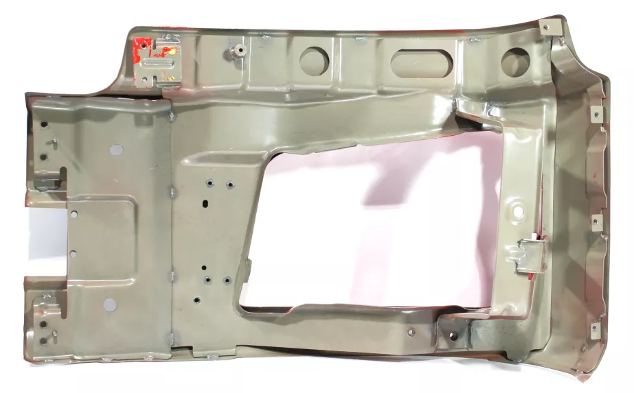 Облицовка фары (R, Красный, Металл, часть бампера) SHAANXI, X3000 для грузовиков *