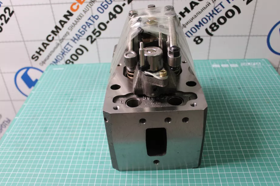 Головка блока цилиндра (в сборе под 6 шпилек, с электромагнитным клапаном) SHAANXI, Евро-5, WP13, (1005544823) для грузовиков *