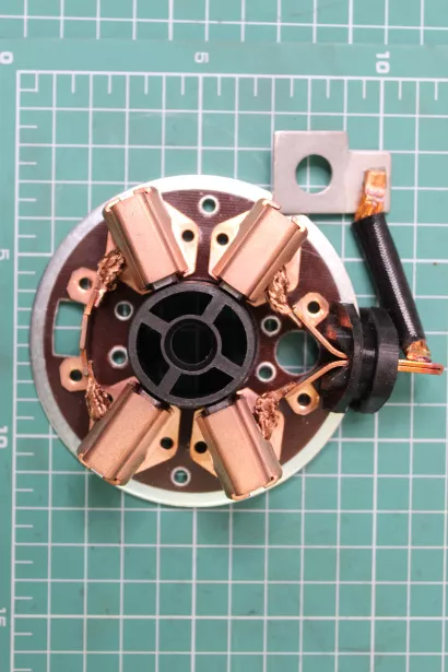 Щетки стартера (Желтый, Металл, в сборе) CREATEK, (CK9459) для грузовиков *