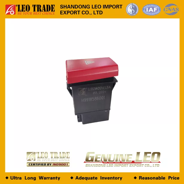 Клавиша аварийного сигнала LEO TRADE, T5G, (LEO800415A) для грузовиков *