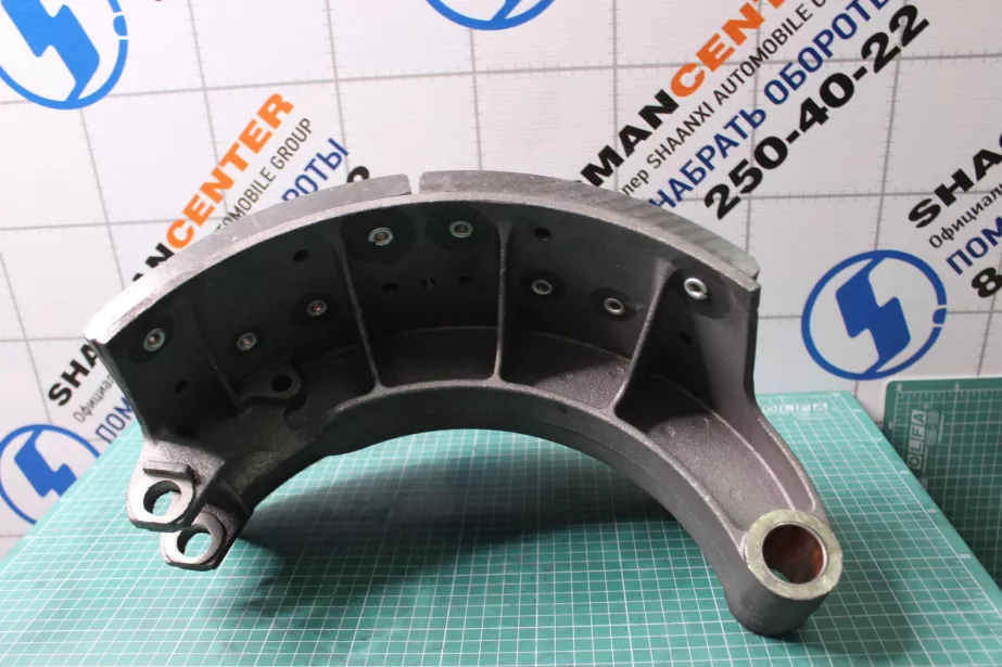 Колодка тормозная (Rear, 16 отверстий) SHAANXI, Евро-5, X3000 для грузовиков *