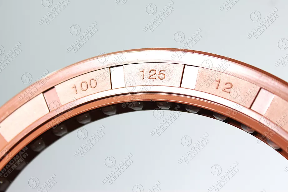 Сальник хвостовика РК OEM D125, H12, (Коричневый, ZQC2000 КПП ср.мост 100*125*12) SHAANXI, (3533400027, FR10012512) для грузовиков *