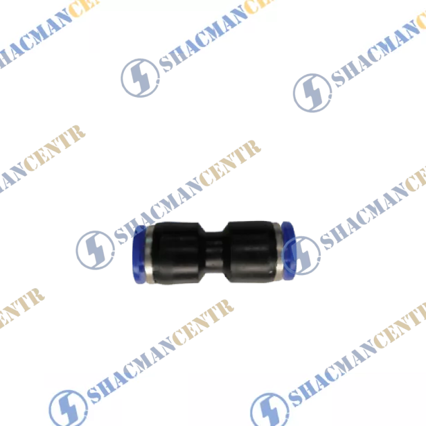 Фитинг на воздушный шланг двойник D8 Н (Синий, Пластик) Mega Fix для грузовиков *