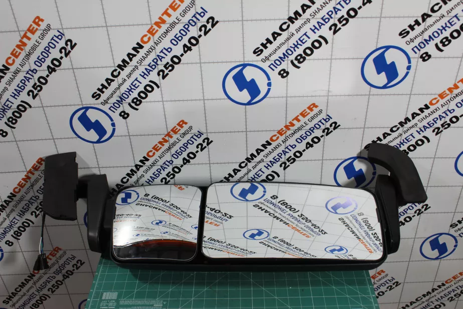 Зеркало заднего вида (R, Белый, в сборе) SHAANXI, X3000 для грузовиков *