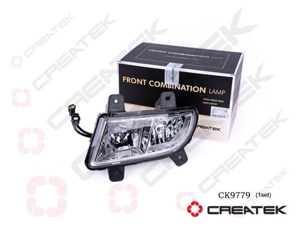 Фара противотуманная (L) CREATEK, A5 рестайлинг, (CK9779)