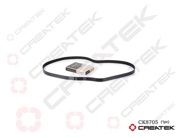 Ремень ручейковый (8PK1727 вентилятора) CREATEK, Cummins, (CK8705)