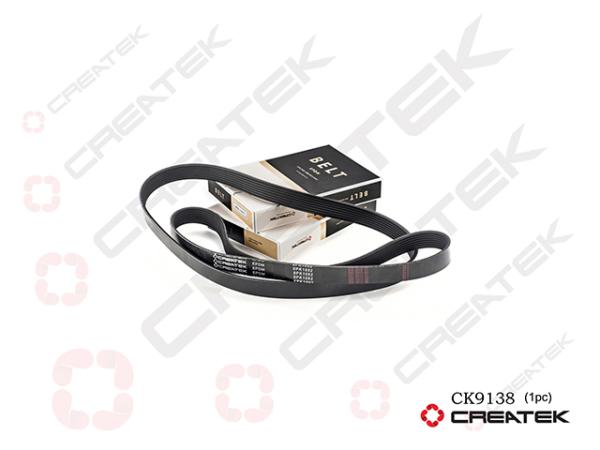 Ремень ручейковый (8PK1092 генератора) CREATEK, Евро-5, F2000, (CK9138)