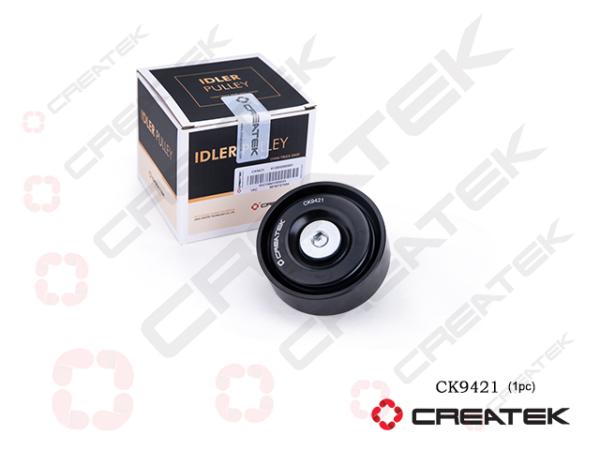Ролик обводной ремня генератора CREATEK, Евро-5, WP12, WP13, (CK9421, 612630060881, 612630060010)