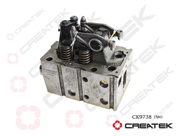 Головка блока цилиндра (в сборе под 6 шпилек) CREATEK, WP10, Евро-5, (CK9738)
