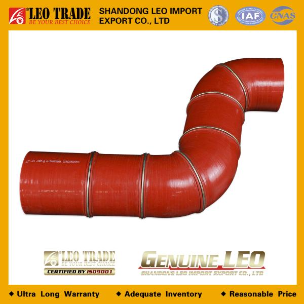 Патрубок интеркулера D110, L650, LEO TRADE, WP10, 375 л.с., (LEO800090A)