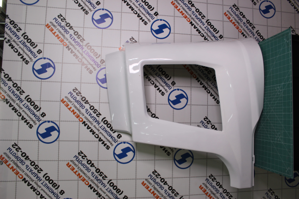 Облицовка фары (L, Белый, Пластик, часть бампера) SHAANXI, X5000, Тягач