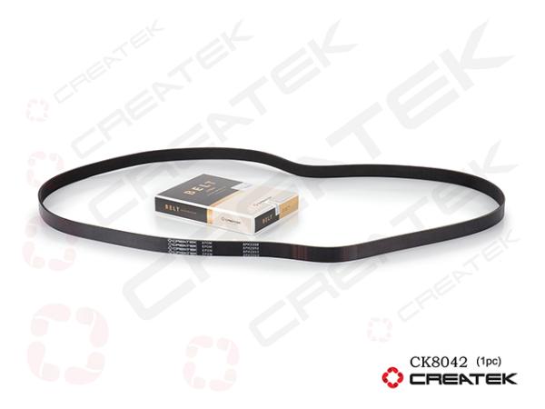 Ремень ручейковый (8PK2358 вентилятора) CREATEK, FAW, (CK8042)