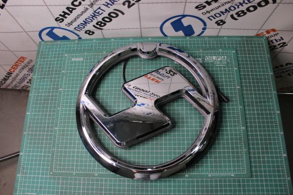 Эмблема (Серый, с белой подсветской) SHAANXI, X5000