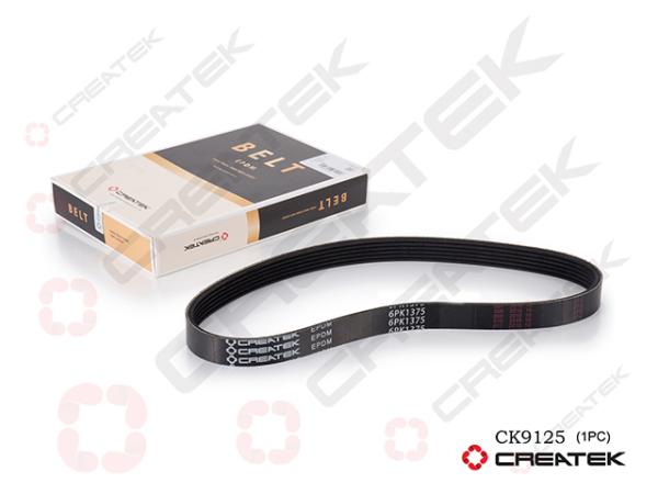 Ремень ручейковый (6PK1375 генератора) CREATEK, MC11.44-50, (CK9125)