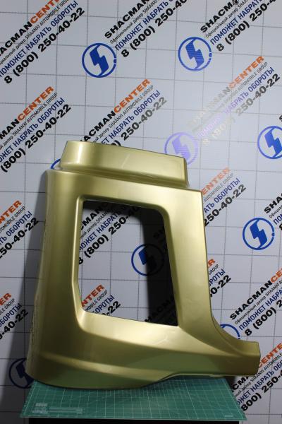 Облицовка фары (R, Золотой, Пластик, часть бампера) SHAANXI, X5000, Тягач