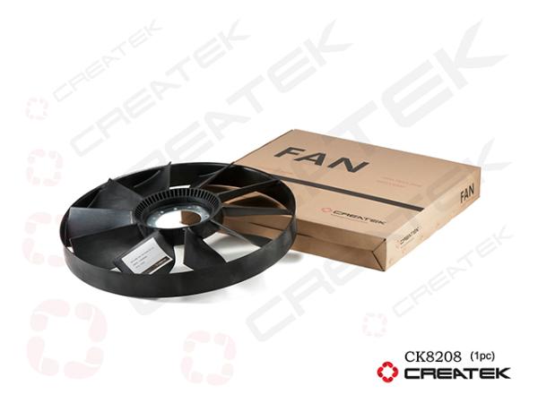 Вентилятор D640, (10 лопастей с ободом) CREATEK, (CK8208)
