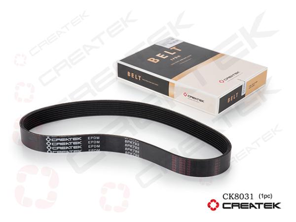 Ремень ручейковый (8PK795 генератора) CREATEK, F3000, (CK8031)