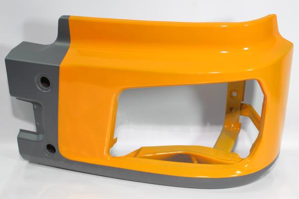 Облицовка фары (L, Желтый, Металл, часть бампера) SHAANXI, X3000