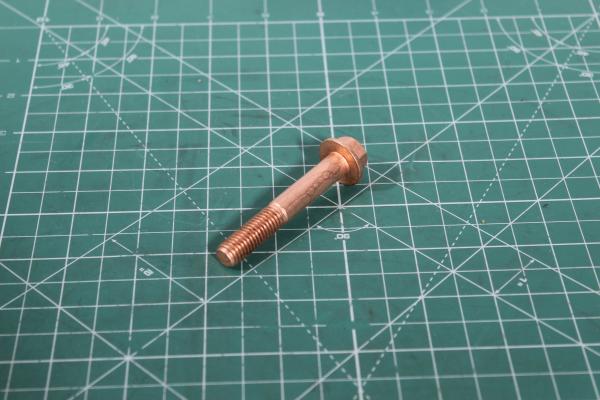 Болт коллектора  D10, L70, (обмедненный) SHAANXI, WP12, (612630110005)