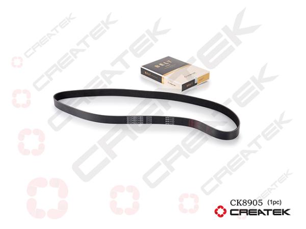 Ремень ручейковый (8PK1143 вентилятора) CREATEK, ISM11, (CK8905)