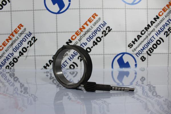 Вал шестерни привода спидометра + шестерня  (LF48) SHAANXI, (LF48-3802034)