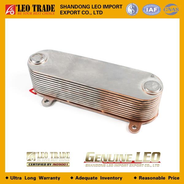 Радиатор масляный L295, (теплообменник ) LEO TRADE, WP12, (LEO110643A)