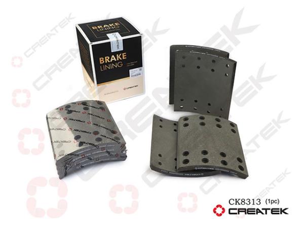 Накладка тормозная (Rear, 16 отверстий) CREATEK, DongFeng, (CK8313)