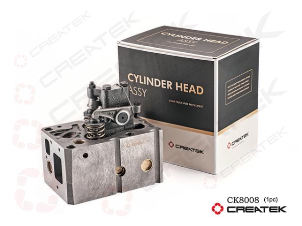 Головка блока цилиндра (в сборе, под 4 шпильки) CREATEK, Евро-3, WP10, (CK8008)