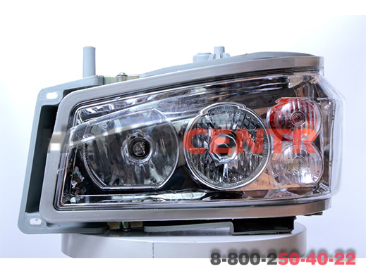 Фара HOWO A5 без линз (L, Пластик) HOWO