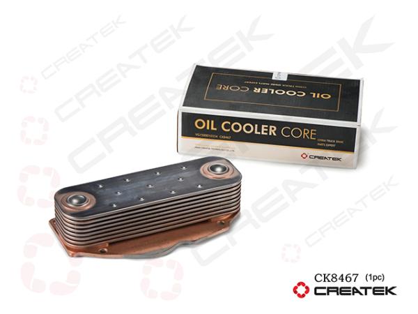 Радиатор масляный L248,5, (теплообменник) CREATEK, (CK8467)