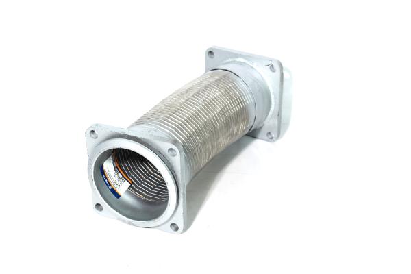 Гофра выхлопной системы D120, L330, (квадратные фланцы) SHAANXI