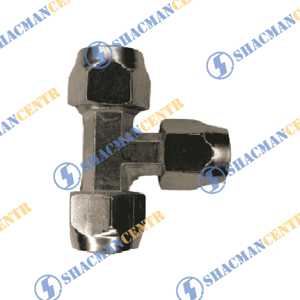 Фитинг стальной тройник D14 (Серебряный, Металл, гайка) HOWO