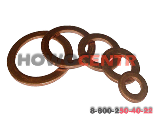 Шайба медная 25 (Медь) NO BRAND