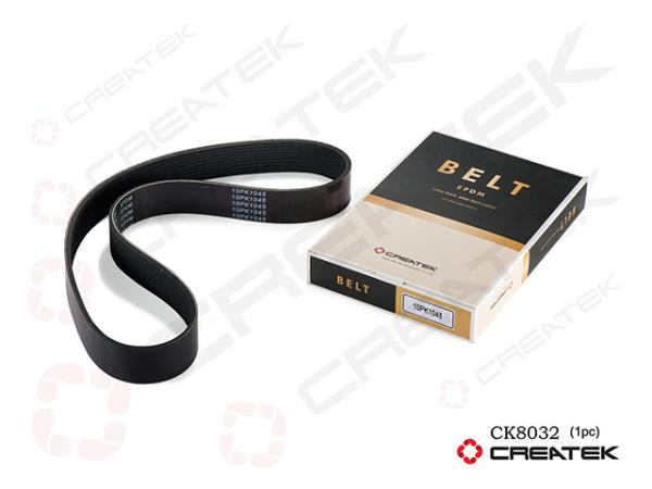 Ремень ручейковый (10PK1045 вентилятора) CREATEK, WP12, WP10, F3000, (CK8032)