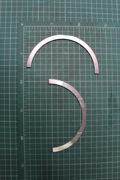 Кольца стопорные коленвала (ремонт +0.125) CREATEK, (CK8998)