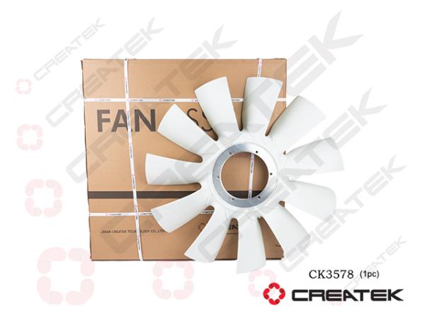 Вентилятор D740, (11 лопастей без обода) CREATEK, WP13, (CK3578)