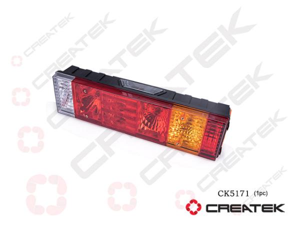 Фонарь задний (RL, с круглой фишкой) CREATEK, X3000, (CK5171)